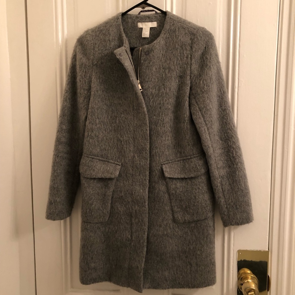 Grey coat